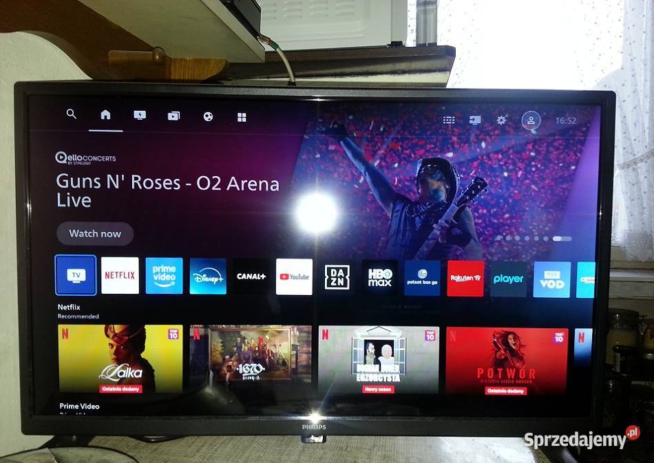 TV Smart 24cale obsługa HEVC Wifi Netflix Bytom