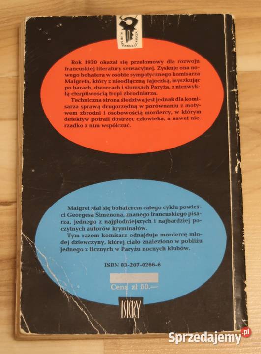 Georges Simenon Maigret i trup młodej kobiety Rok wydania 1981 Siedlce sprzedam