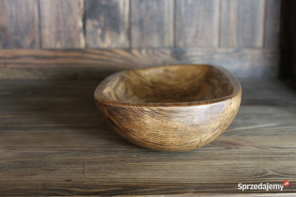 drewniana misa półmisek jesionowy Miski Siekierki Małe