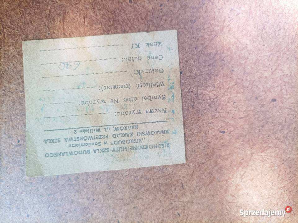 Lustro okrągłe Vintage PRL