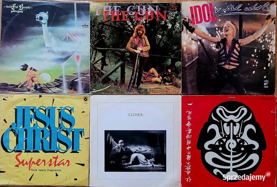 Płyty winylowe na gramofon ROCK lata 6080te XX płyta winylowa