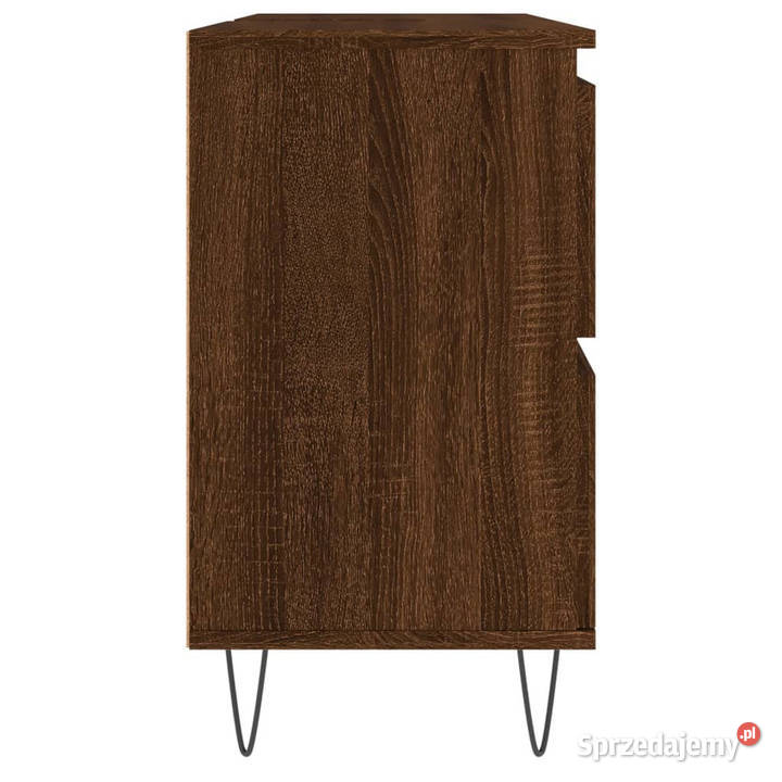 Szafka łazienkowa brązowy dąb 80x33x60 WM831659