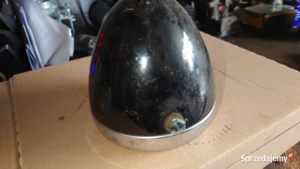 Stara lampa motocyklowa niemiecka