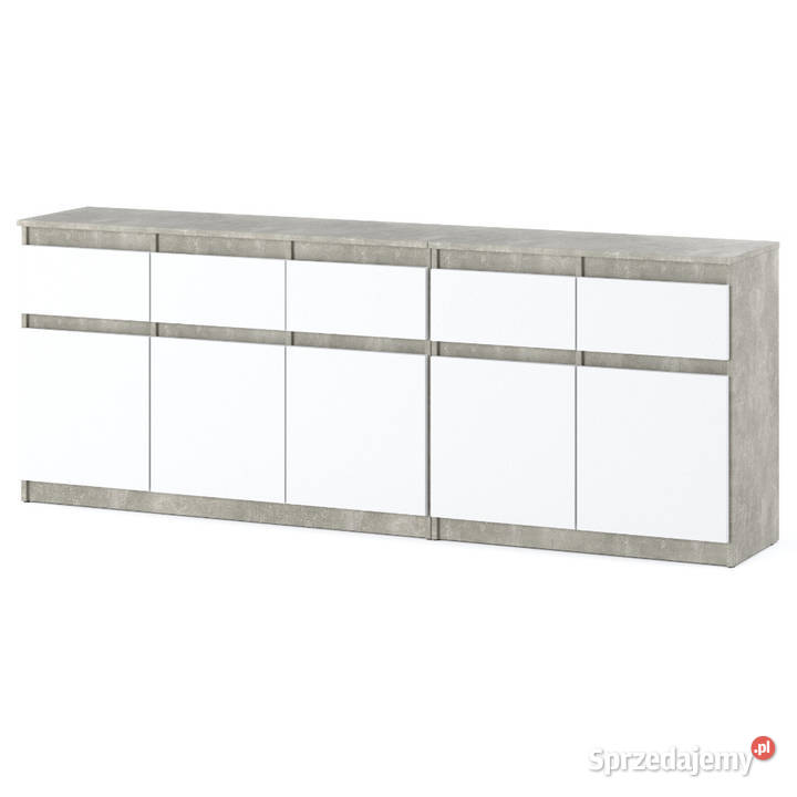 Komoda Nowoczesna 5 Szuflad 200 Pojemna 75cm Elbląg