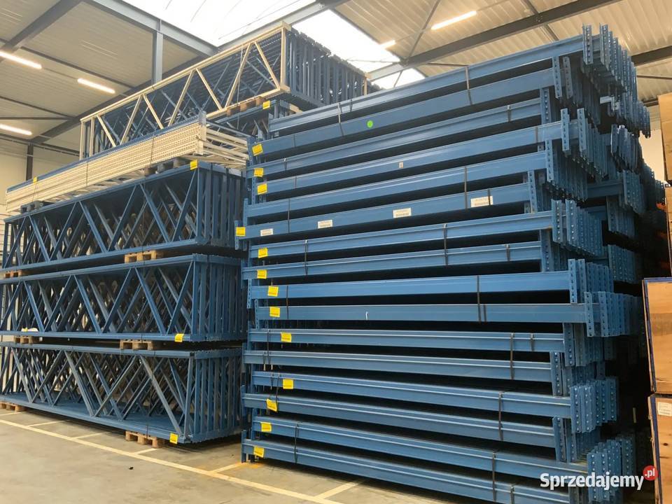 Regały magazynowe paletowe 7420mm 6500mm 4800mm śląskie Rybnik sprzedam