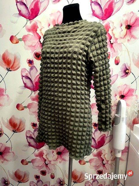 me me x sukienka mini khaki karbowana hit blog zachodniopomorskie Choszczno