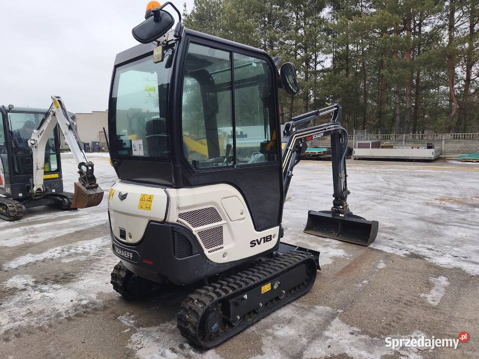 Yanmar SV18 Schaeff SV18 Minikoparka 39 mth Częstochowa