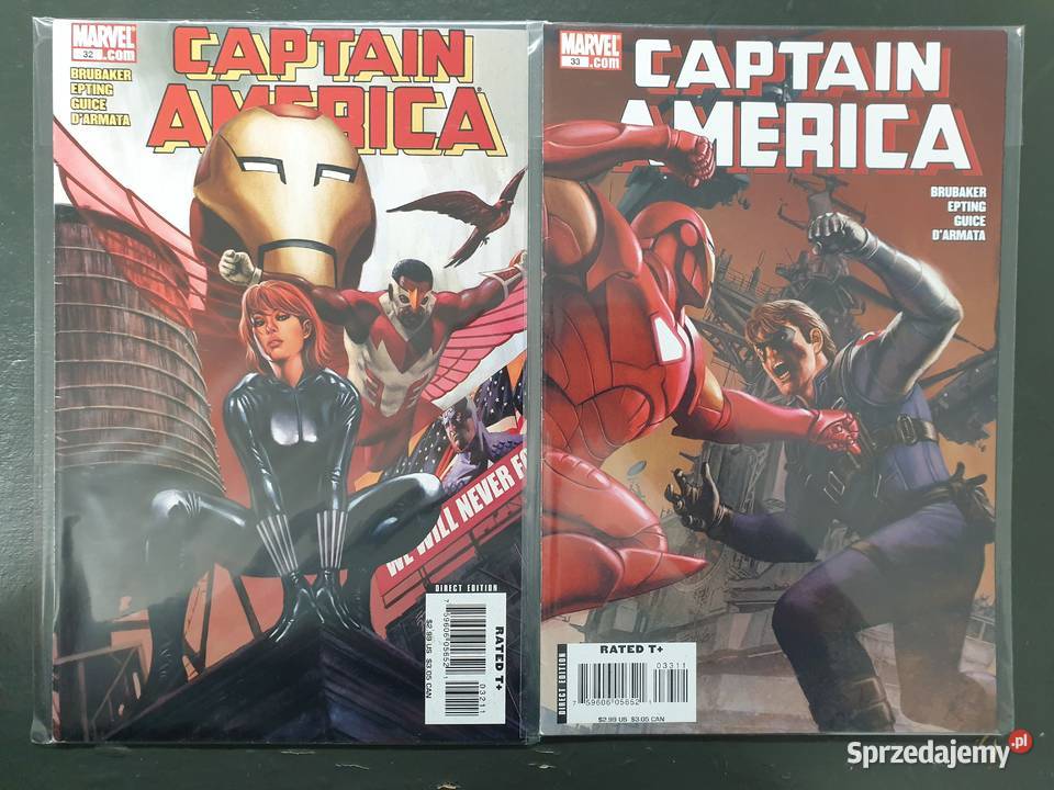 Captain America kolekcja 20 komiksów Marvel USA Gdynia