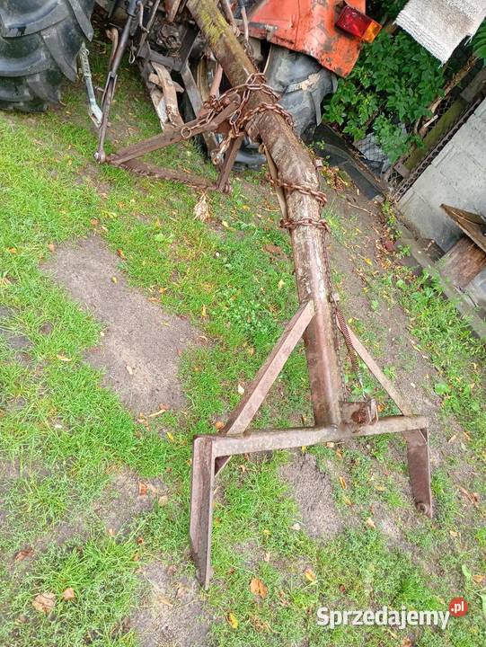 Ładowacz na tył ciągnika łyżka wysięgnik Udrzynek