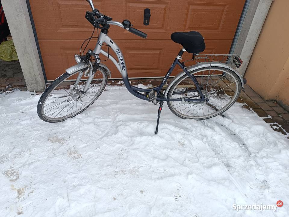 Rower 28 aluminiowy dynamo biegi w kole Kostrzyn