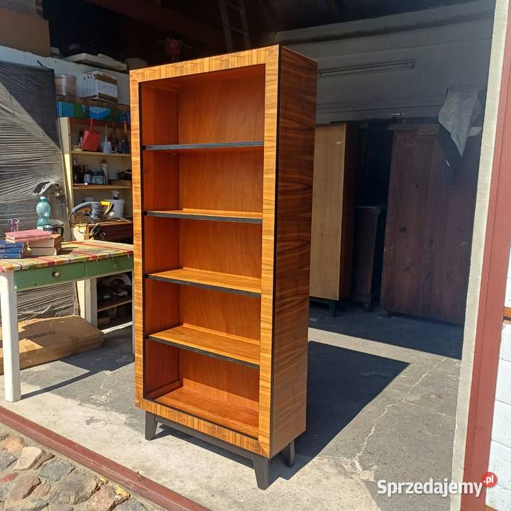 Biblioteczka Regał na książki styl ArtDeco PRL wielkopolskie Suchorzew