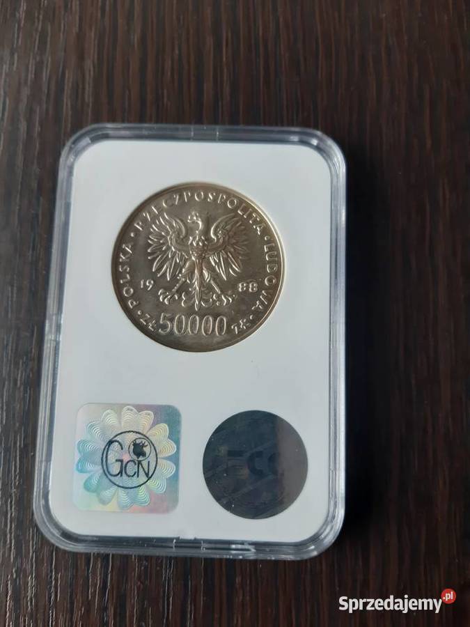 PRL 50000 1988 r J PIŁSUDSKI MS67 Potulice