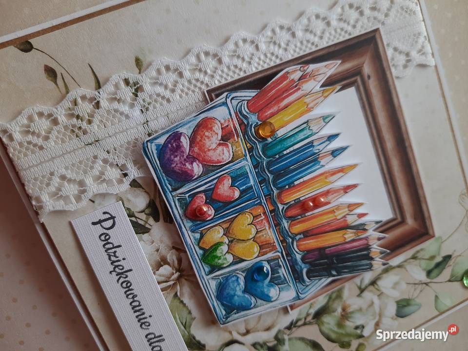 Podziękowanie personalizowane przedszkolaki Rękodzieło Dęblin