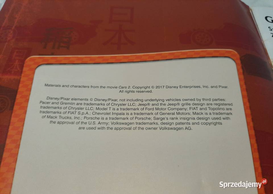 Auta Kolekcja Filmowa Ameet 2017 Książeczki Rok wydania 2017 Kultura i Rozrywka Czeladź
