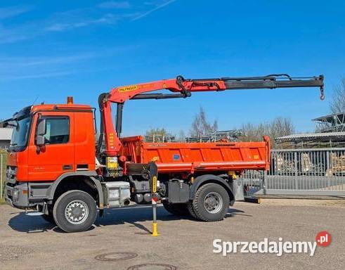 Wywrotka 4x4 z dzwigami Warszawa