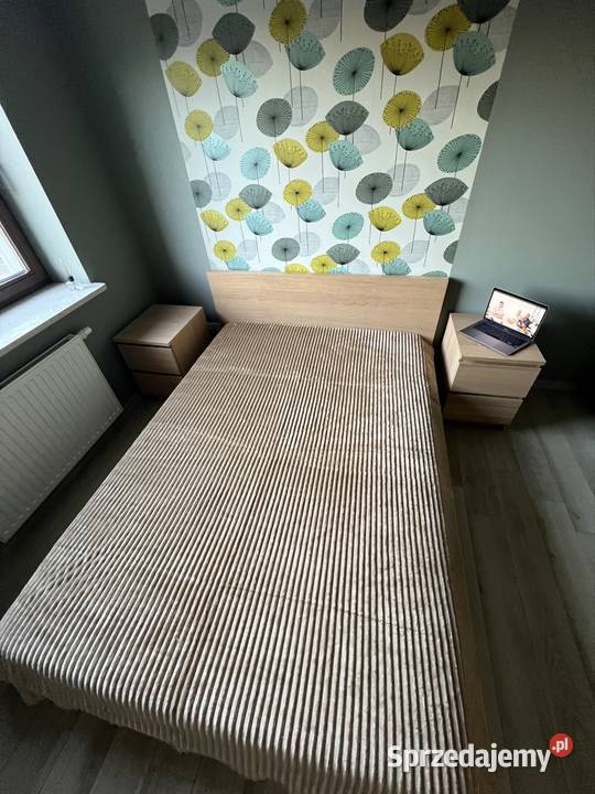 Pled Narzuta w paski beżowy 160x200 beżowy Warszawa