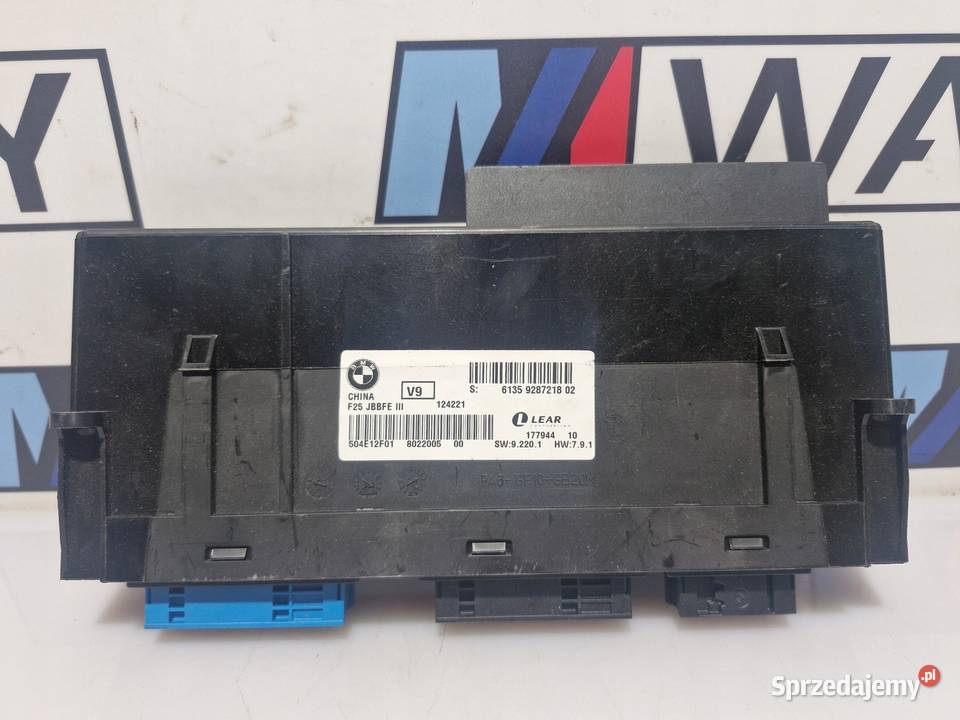 BMW X3 F25 MODUŁ STEROWNIK KOMFORTU 9287218