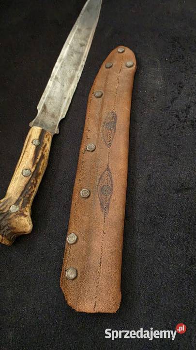 Nóż myśliwski ręcznie robiony domowo mazowieckie Warszawa