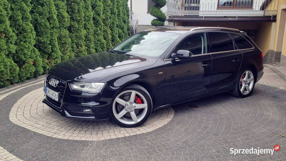 Audi A4 Avant Automat SERWIS Quattro SLine ogrzewanie postojowe Płońsk sprzedam