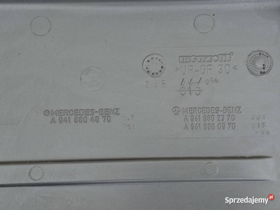 MERCEDES ACTROS MP1 NAROŻNIK ZDERZAKA LEWY Bieleń