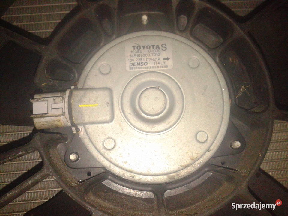toyota avensis t25 20 vvti wentylator wiatrak podkarpackie Przemyśl
