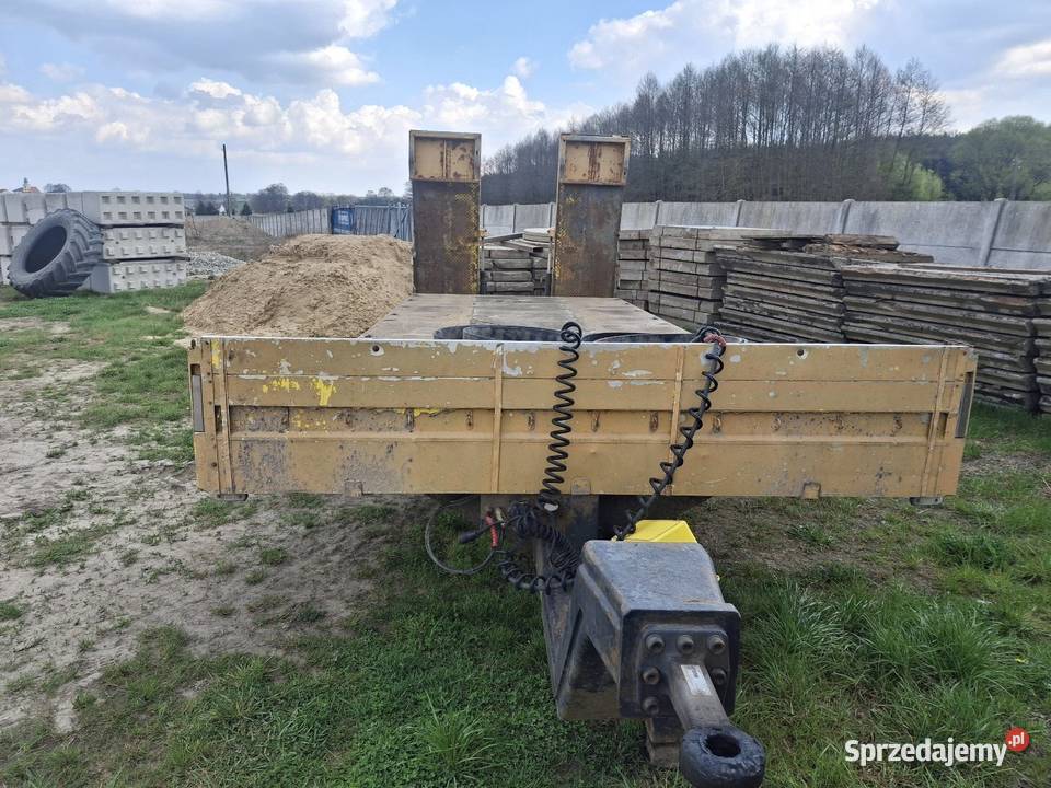 Laweta przyczepa niskopodwoziowa tandem