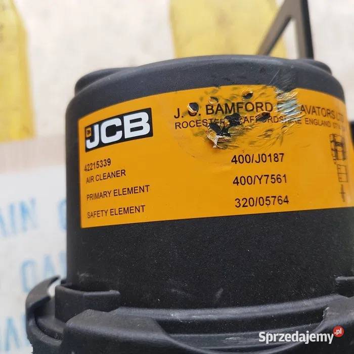 Jcb Obudowa filtra powietrza z filtrem komplet
