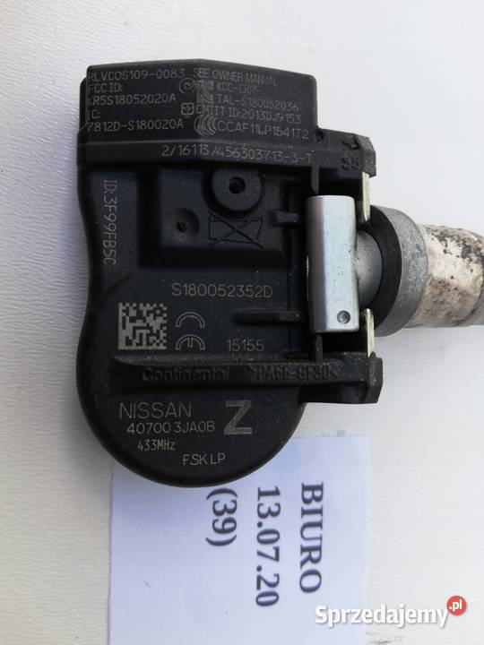 CZUJNIK CIŚNIENIA OPON TPMS INFINITI Q50 Q60 osobowe Nowy Tomyśl