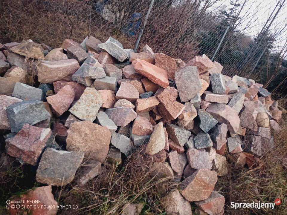 Kamień polny łupany ogrodzeniowy Łomża
