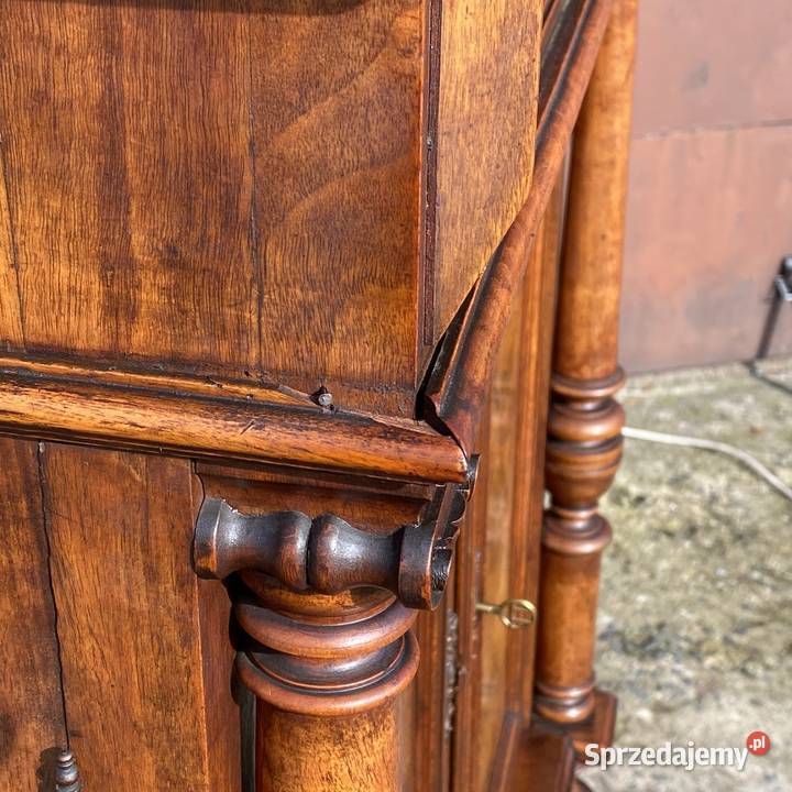 Vertiko eklektyczne orzech szafka bieliźniarka Meble