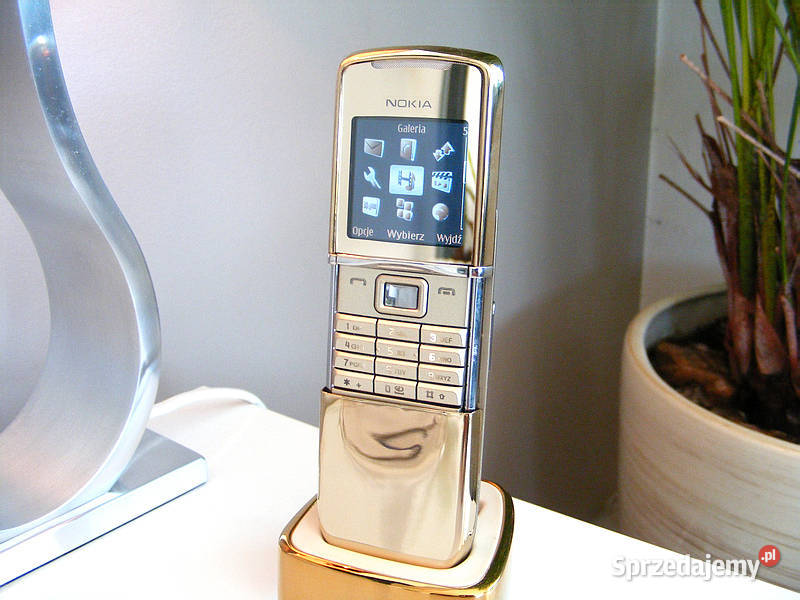Telefon Nokia 8800 Sirocco Gold 18k ochrona