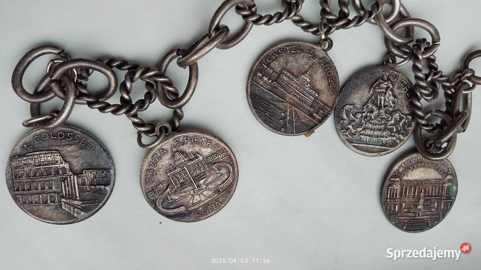 Bransoletka Vintage z motywami Rzymu Nakło nad Notecią