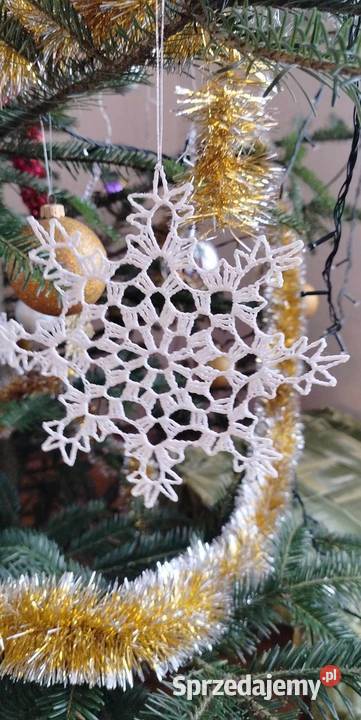 ozdoby szydełkowe gwiazdki aniołki Gwoźnica Górna sprzedam