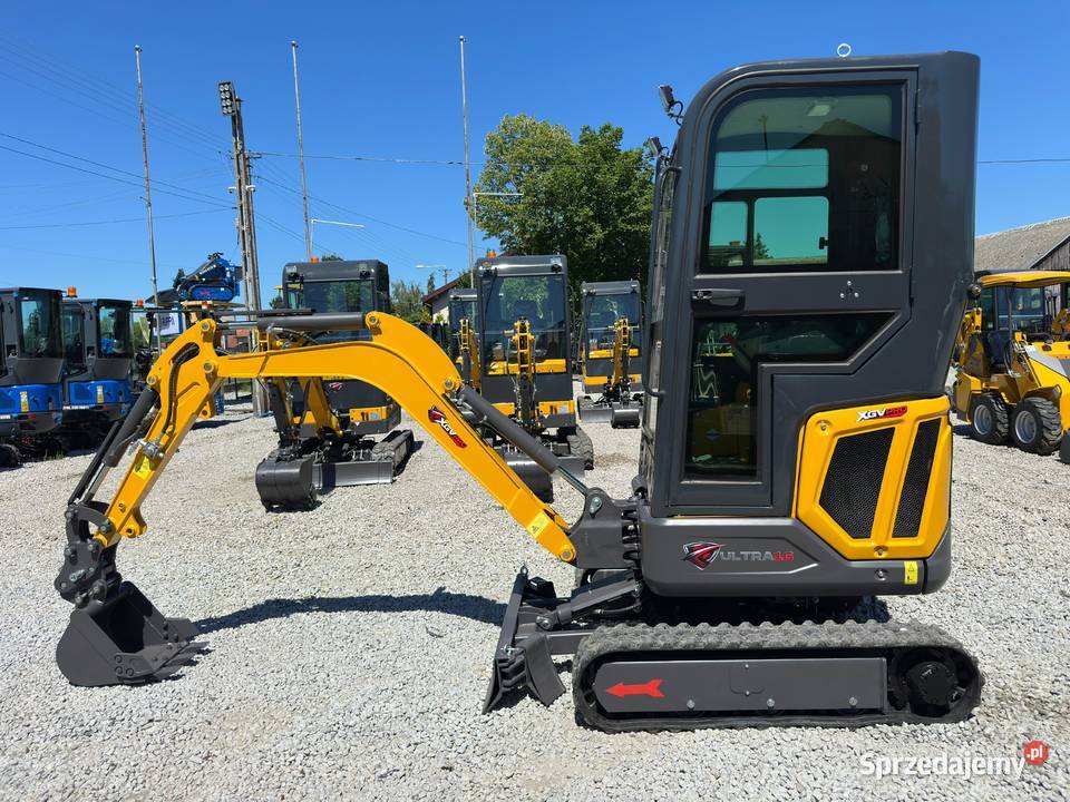 Nowa Minikoparka XGV ULTRA16 z 2026 Roku Waga Złoczew