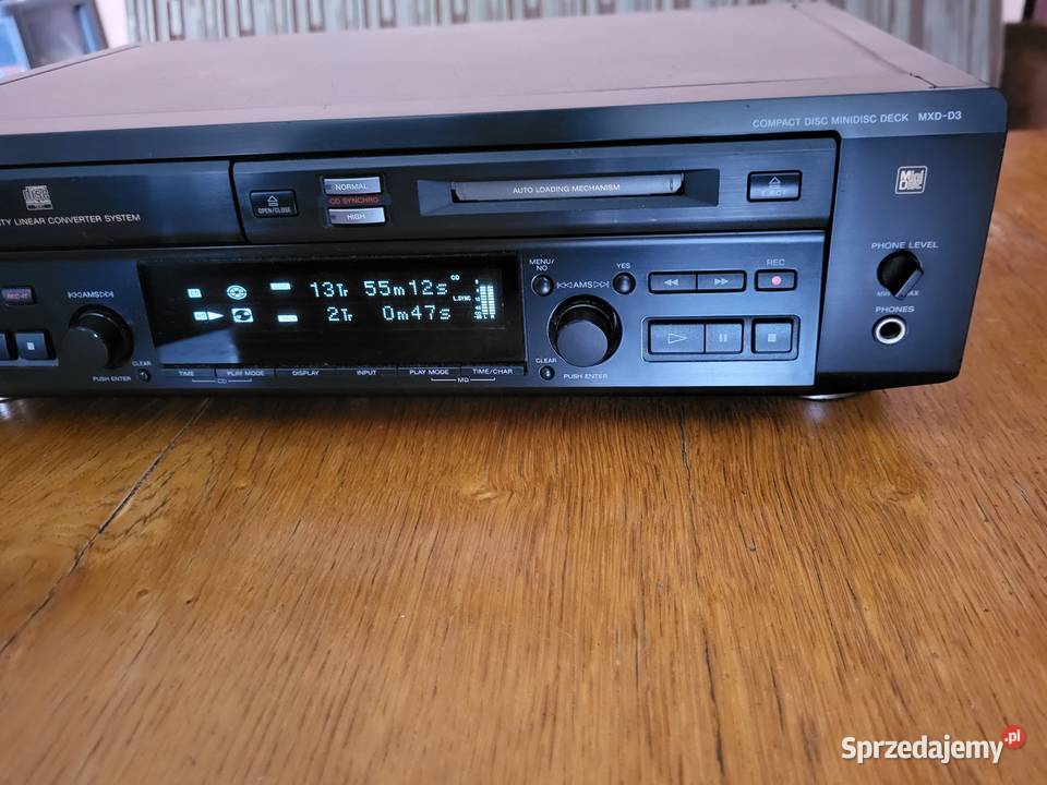 Sony CD Minidisc MXD D3 Mini disc polska Mikstat