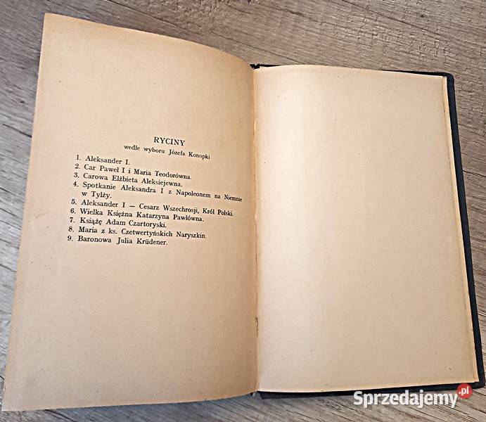 Aleksander I dziwny car Maurice Paleologue Ostrów Wielkopolski sprzedam