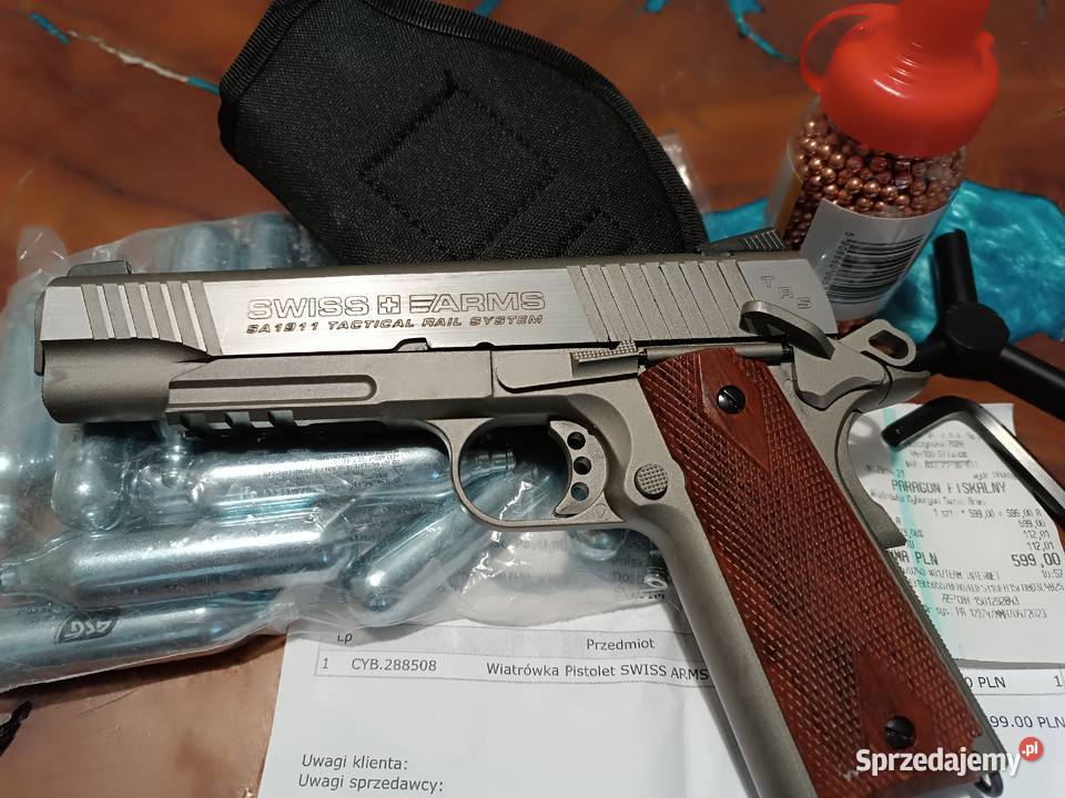 Wiatrówka pistolet swiss ARMS 1911 Tactical Solec nad Wisłą