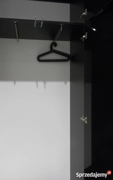 Szafa czarna połysk dom salon fryzjerski Poznań