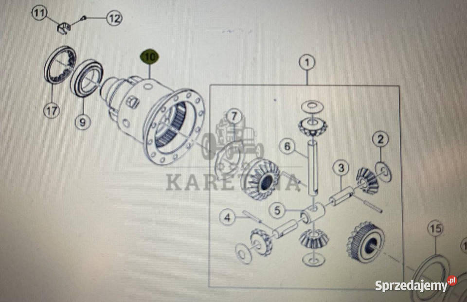 CLAAS 00 1156 065 0Claasobudowa mechanizmu