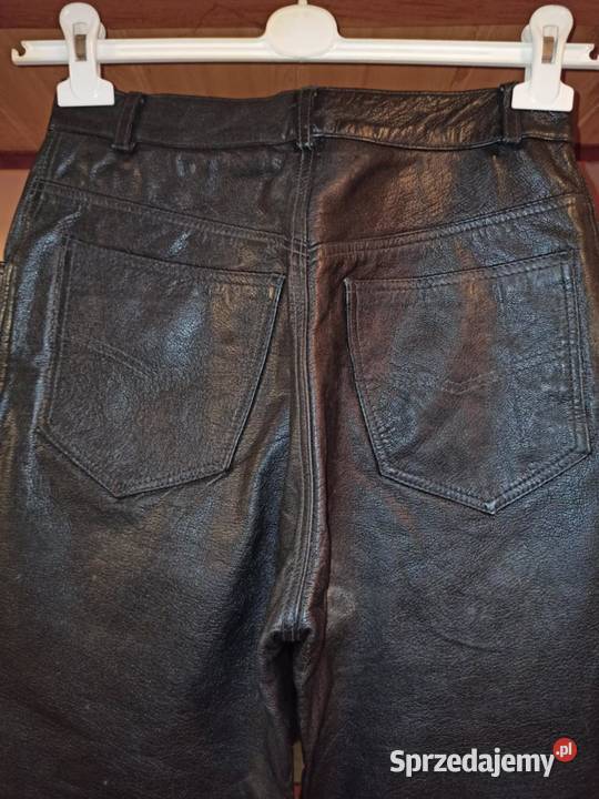 Damskie spodnie skórzane Złotów