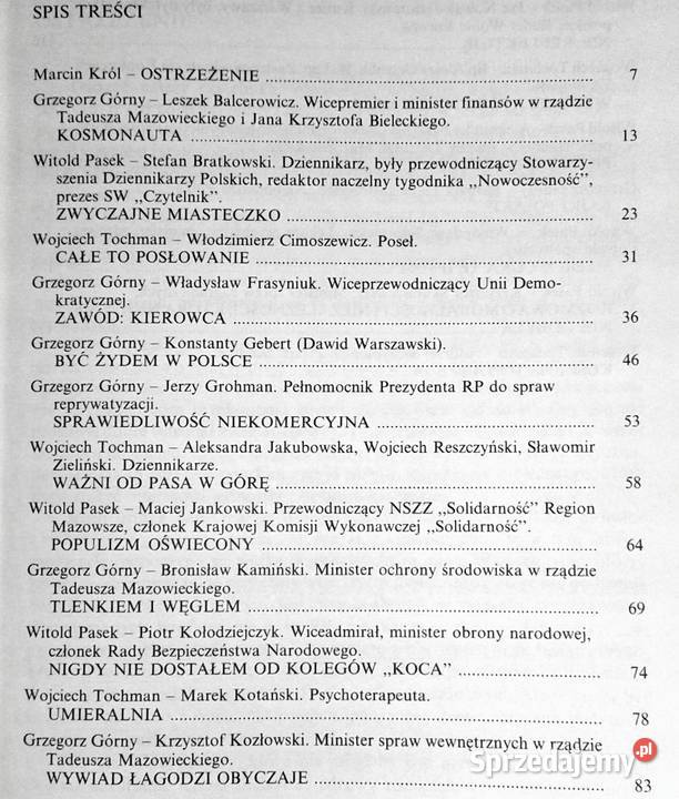 Sprawcy Grzegorz Górny Witold Pasek Wojciech