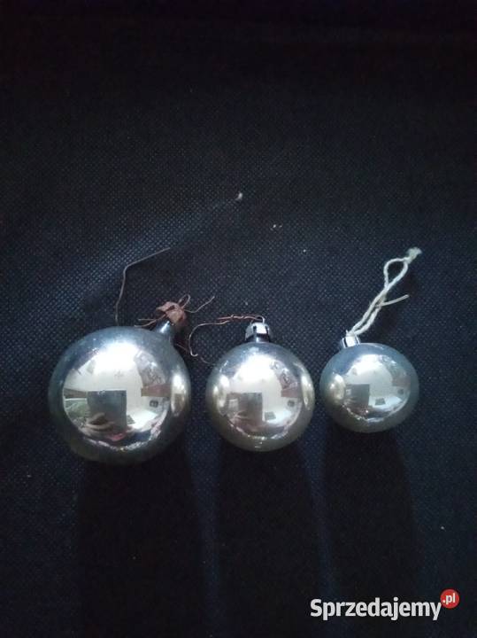 3 bombki mała średnia duża komplet sprzedam