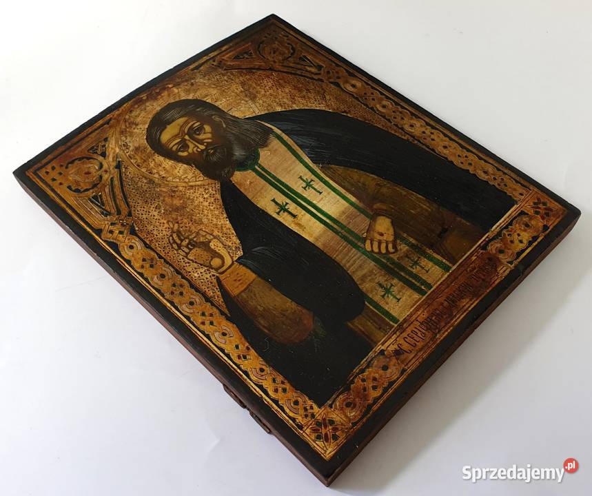 Ikona Święty Serafin z Sarowa 0319 mazowieckie Warszawa