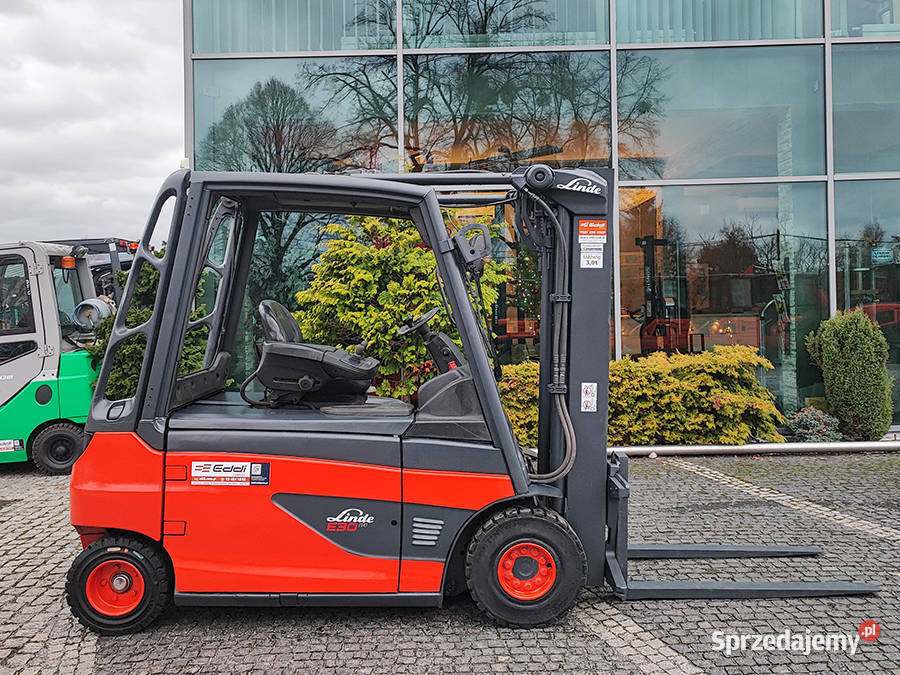 Wózek widłowy elektryczny Linde E30L01 3 tony Wózki widłowe Kęty