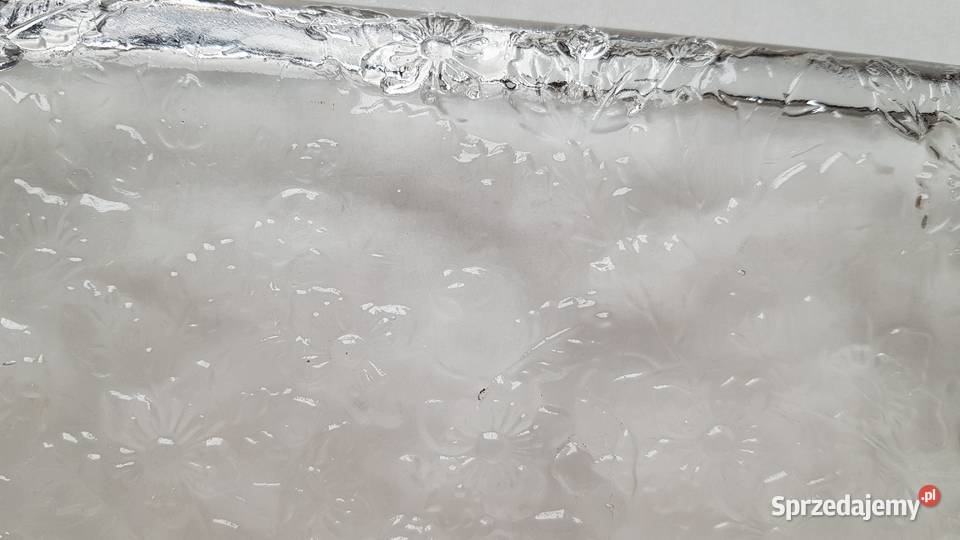 Taca tacka Poziomki Strawberry 2 Ząbkowice szkło Dąbrowa Górnicza sprzedam