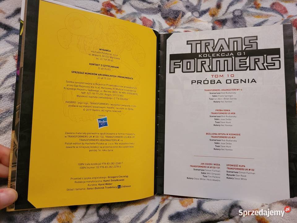 Transformers Kolekcja G1 tom 10 pomorskie Gdynia sprzedam
