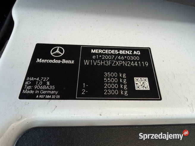 MERCEDESBENZ SPRINTER 515 2023 195000 ccm 150 manualna Mercedes-Benz Warszawa sprzedam