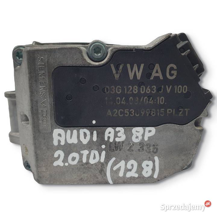 PRZEPUSTNICA Audi A3 8p 20 TDI 03G128063J Chełm