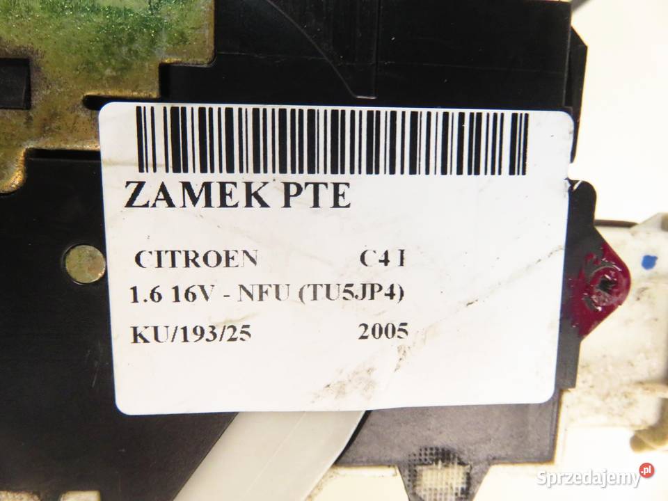 ZAMEK PRAWY TYLNY CITROEN C4 I 9647175080 Motoryzacja małopolskie