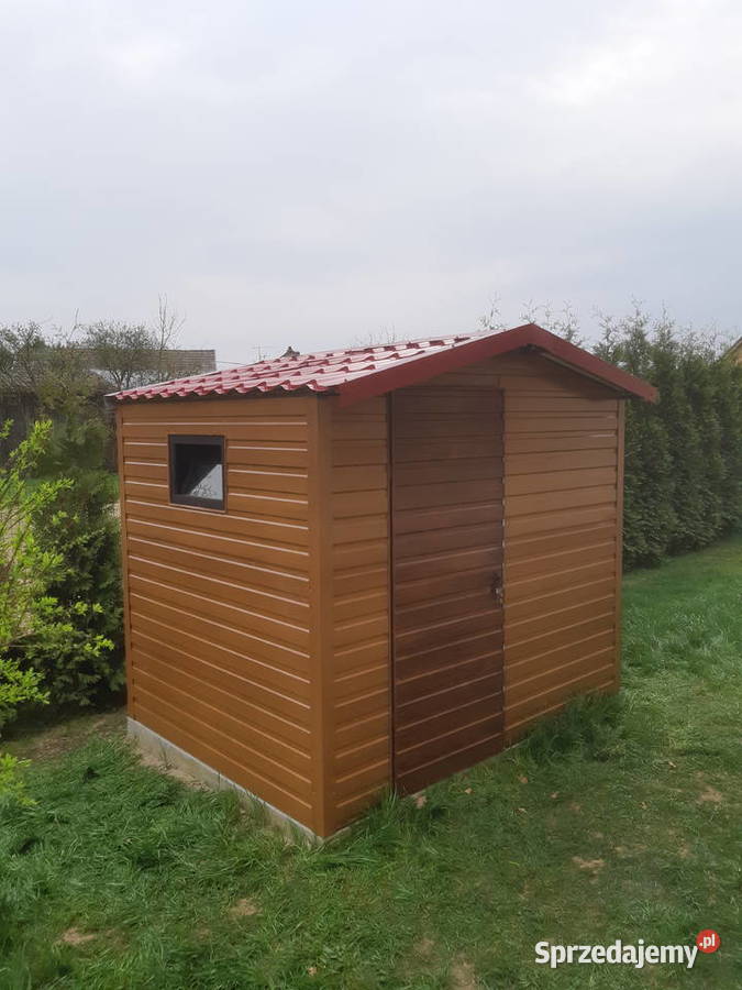 Garaż Blaszany Domek Ogrodowy Blaszak Garaże Sprzedaż Kazimierz Dolny